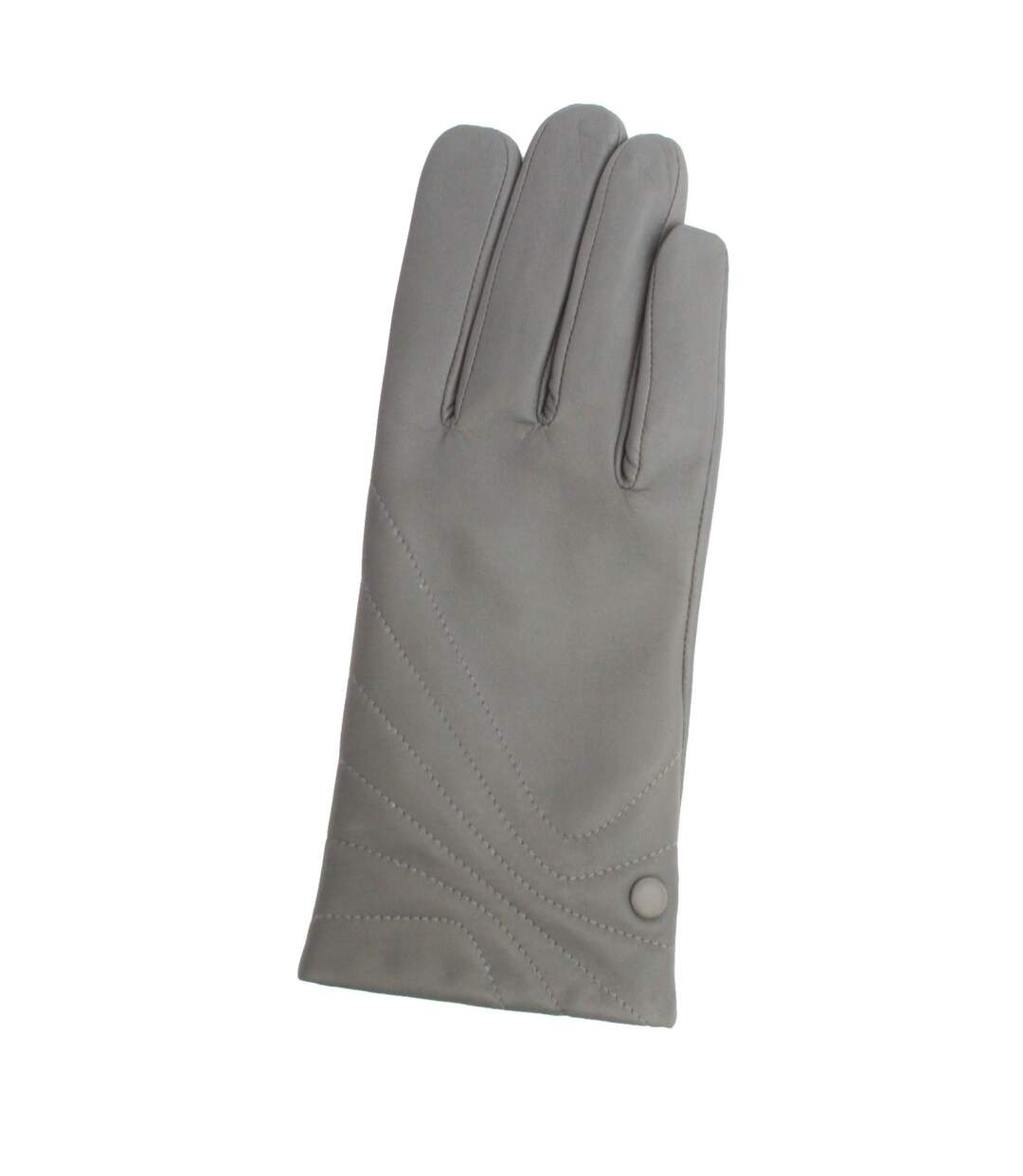 Womens/ladies thea leather gloves grey Eastern Counties Leather-1