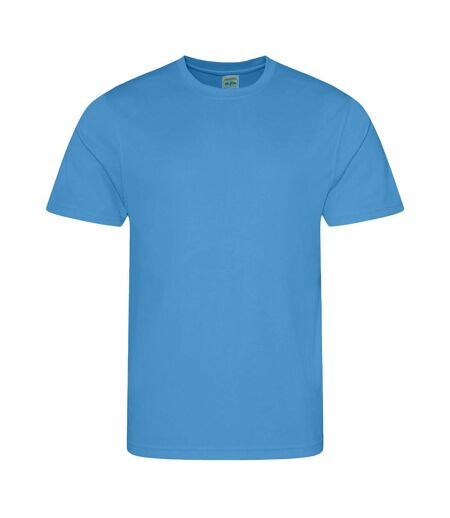 Just Cool Mens Performance Plain T-Shirt (Cornflower Blue)