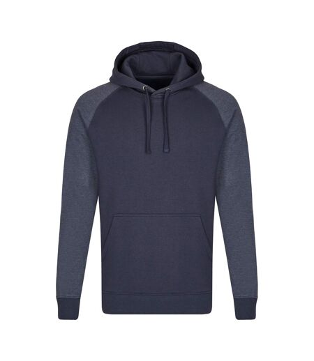 Sweat À Capuche My Mate Homme Bleu Marine Bleu Marine Chiné Miners Mate