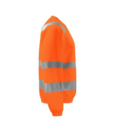 Projob Mens Reflective Tape Sweatshirt (Orange) - UTUB570