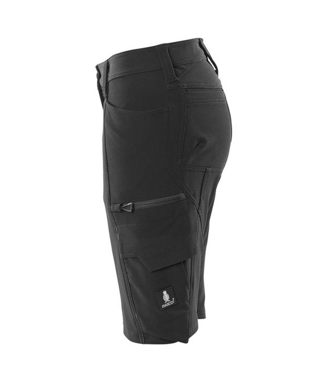 Mens Accelerate Work Shorts Black Mascot-3