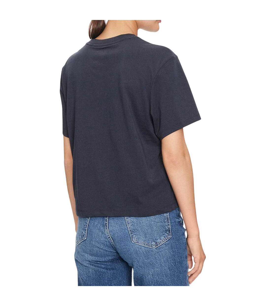 T-shirt Femme Bleu Marine Guess-4