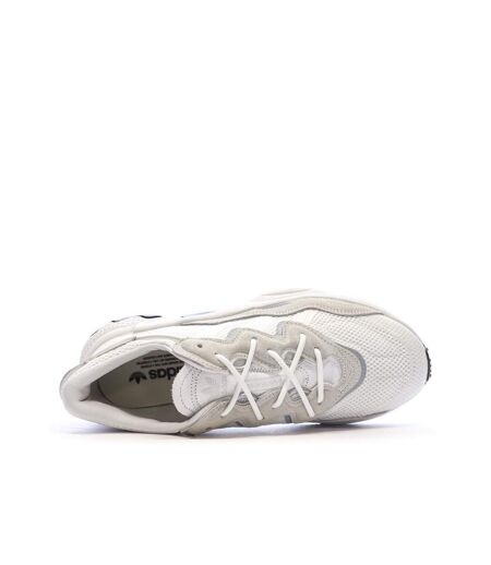 Baskets blanc/beige homme adidas ozweego
