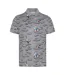 Mens Patterned Regular Polo Shirt Quiet Shade Original Penguin-1