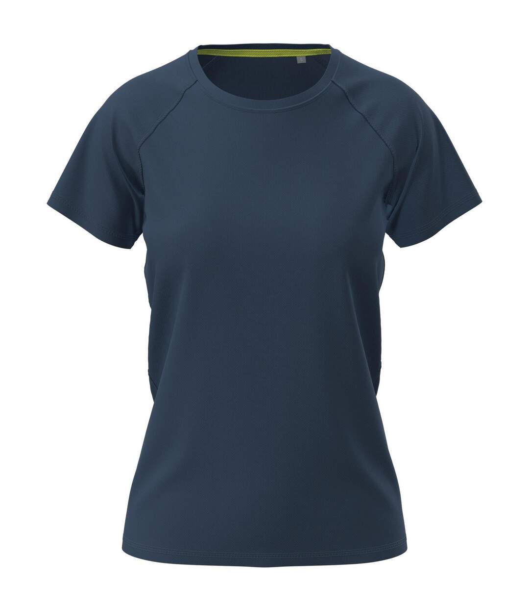 Womens/ladies Raglan Mesh T-shirt Marina Blue Stedman-1