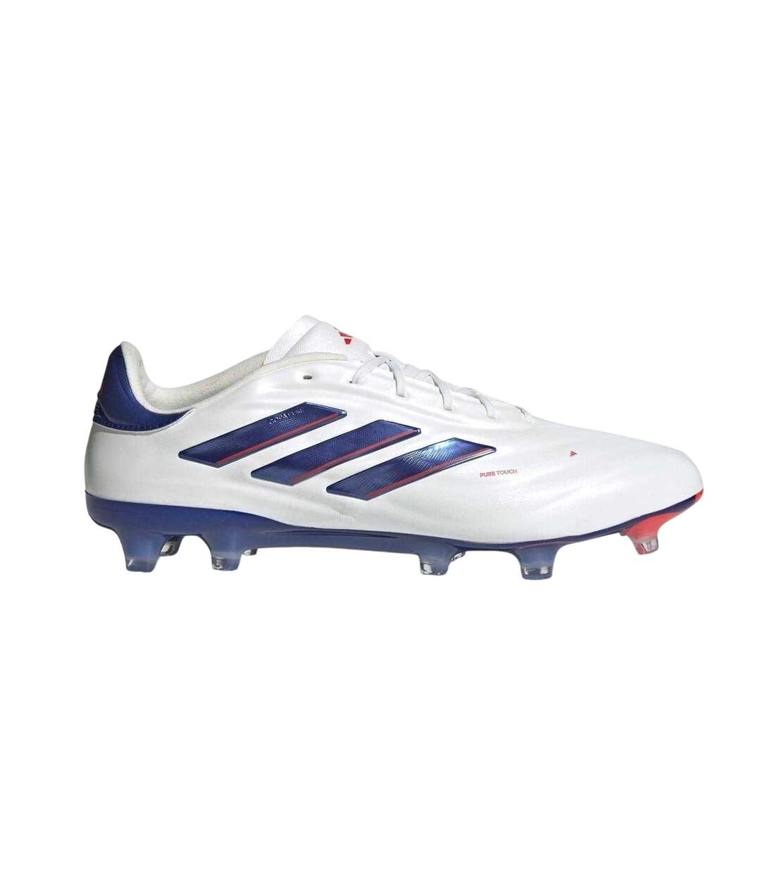 Mens Copa Pure Elite Calf Leather Firm Ground Football Boots White Blue Adidas-1