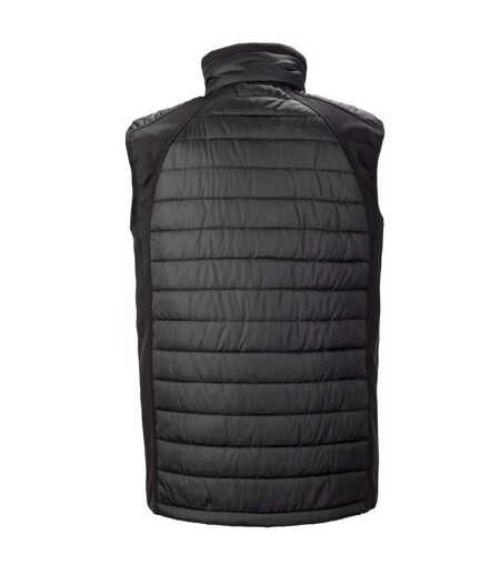 Doudoune Sans Manches Compass Homme Noir Result Genuine Recycled