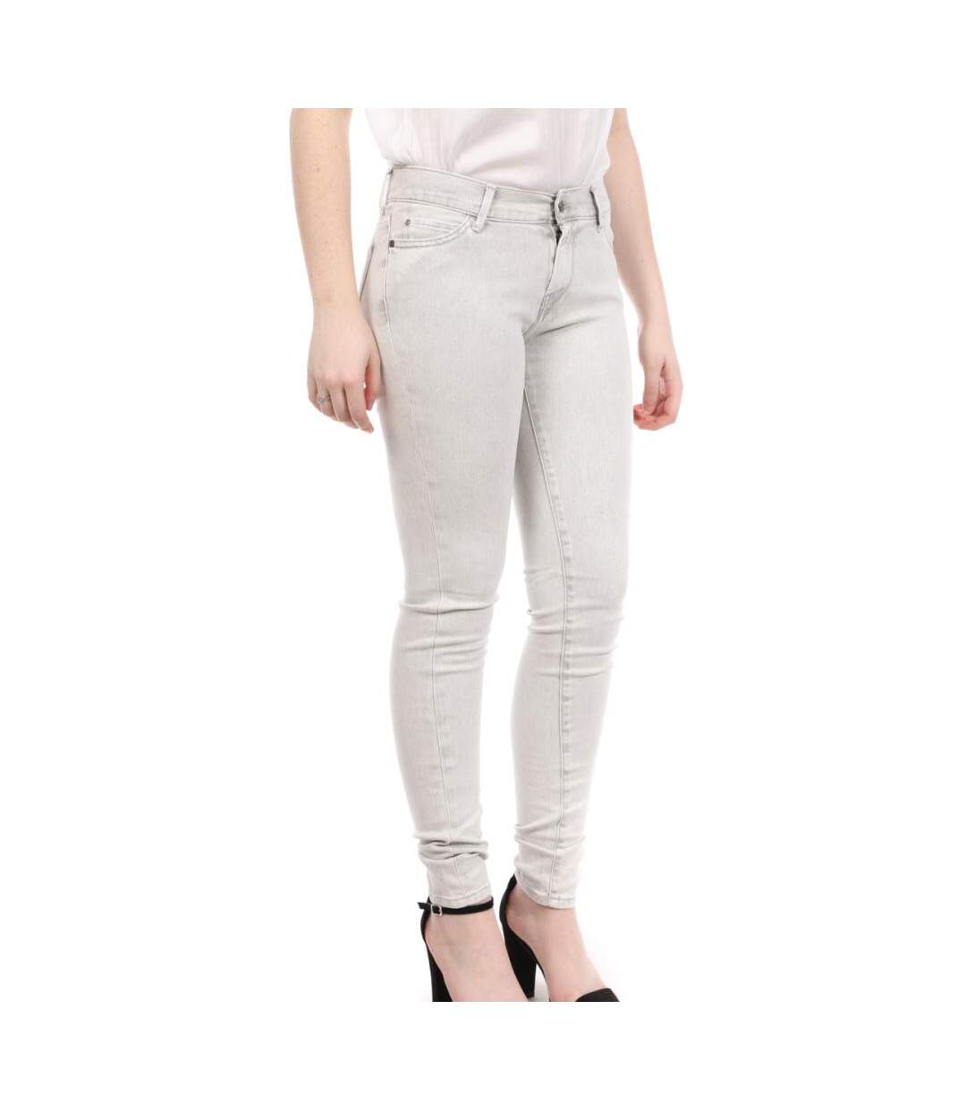 Jean Skinny Gris Clair Femme Teddy Smith Ava - 25