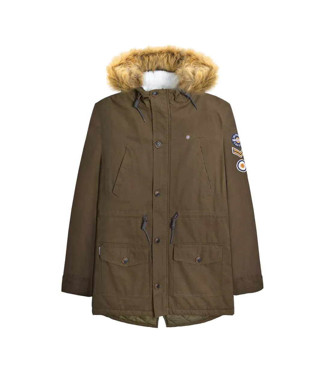 Parka Homme Vert Kaki Lambretta-1