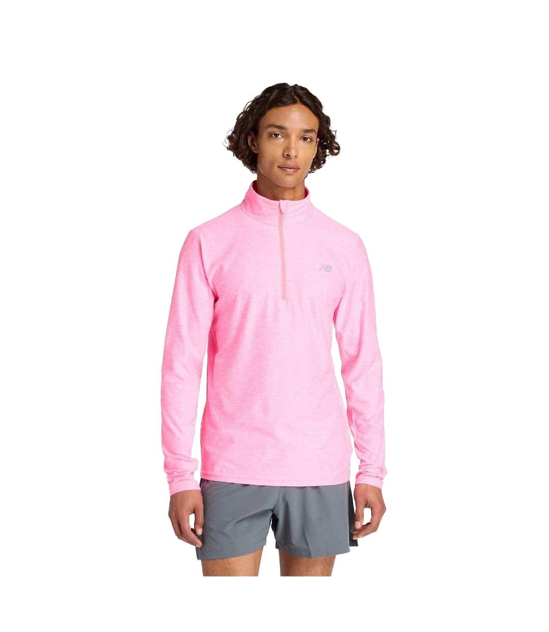 Haut Motif/style Teinture Spatiale Homme Rose Fluo New Balance-1