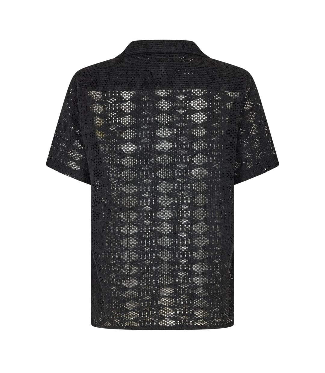 Chemise Manches Courtes Motif/style Imprimé Serpent Rackes Homme Noir Threadbare-2
