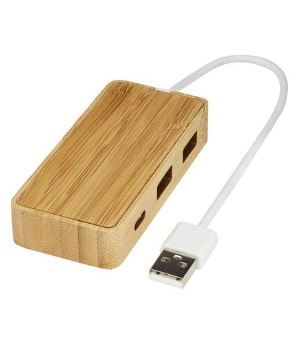 Tapas bamboo usb 3.0 hub one size natural Generic