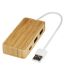 Tapas bamboo usb 3.0 hub one size natural Generic