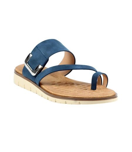 Sandales ellis femme bleu Lunar