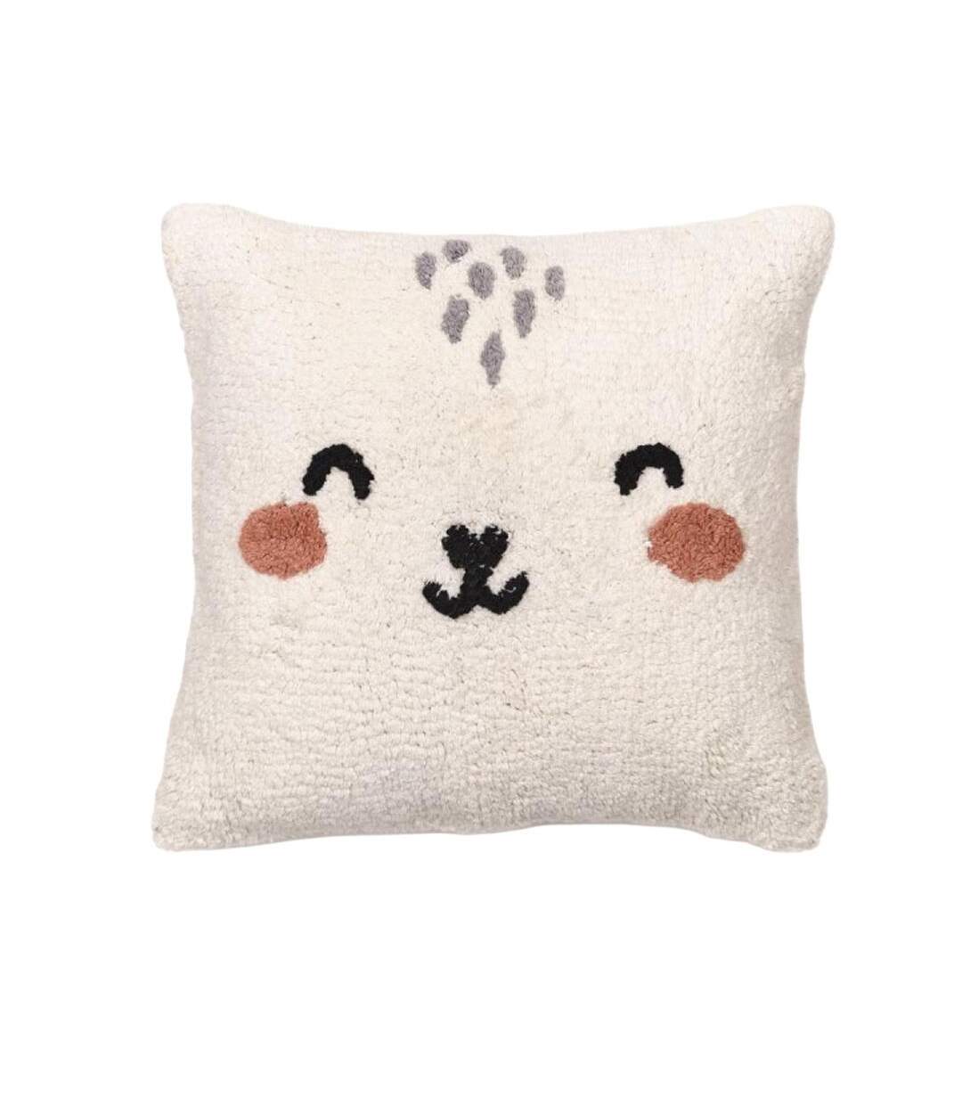 Coussin blanc tufté today coussin 40x40-1
