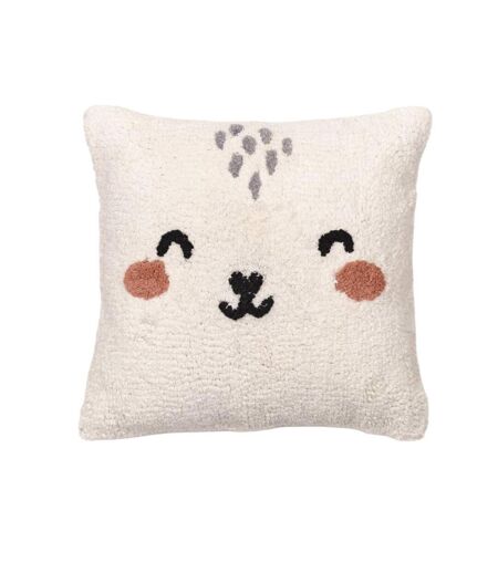 Coussin blanc tufté today coussin 40x40