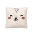 Coussin blanc tufté today coussin 40x40-1
