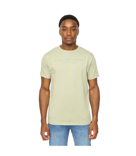 Mens Crytons Heavyweight T-shirt Sage Duck And Cover