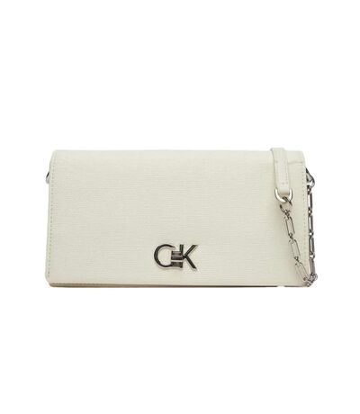 Sac à main ecru femme calvin klein jeans ck mini chain - taille unique