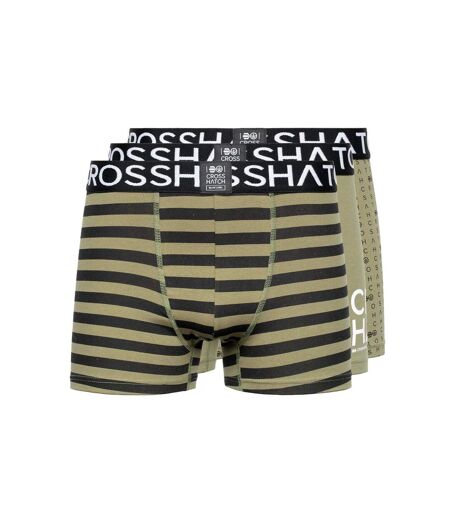 Crosshatch - Boxers GRIDLINE - Homme (Vert) - UTBG295