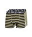 Crosshatch - Boxers GRIDLINE - Homme (Vert) - UTBG295