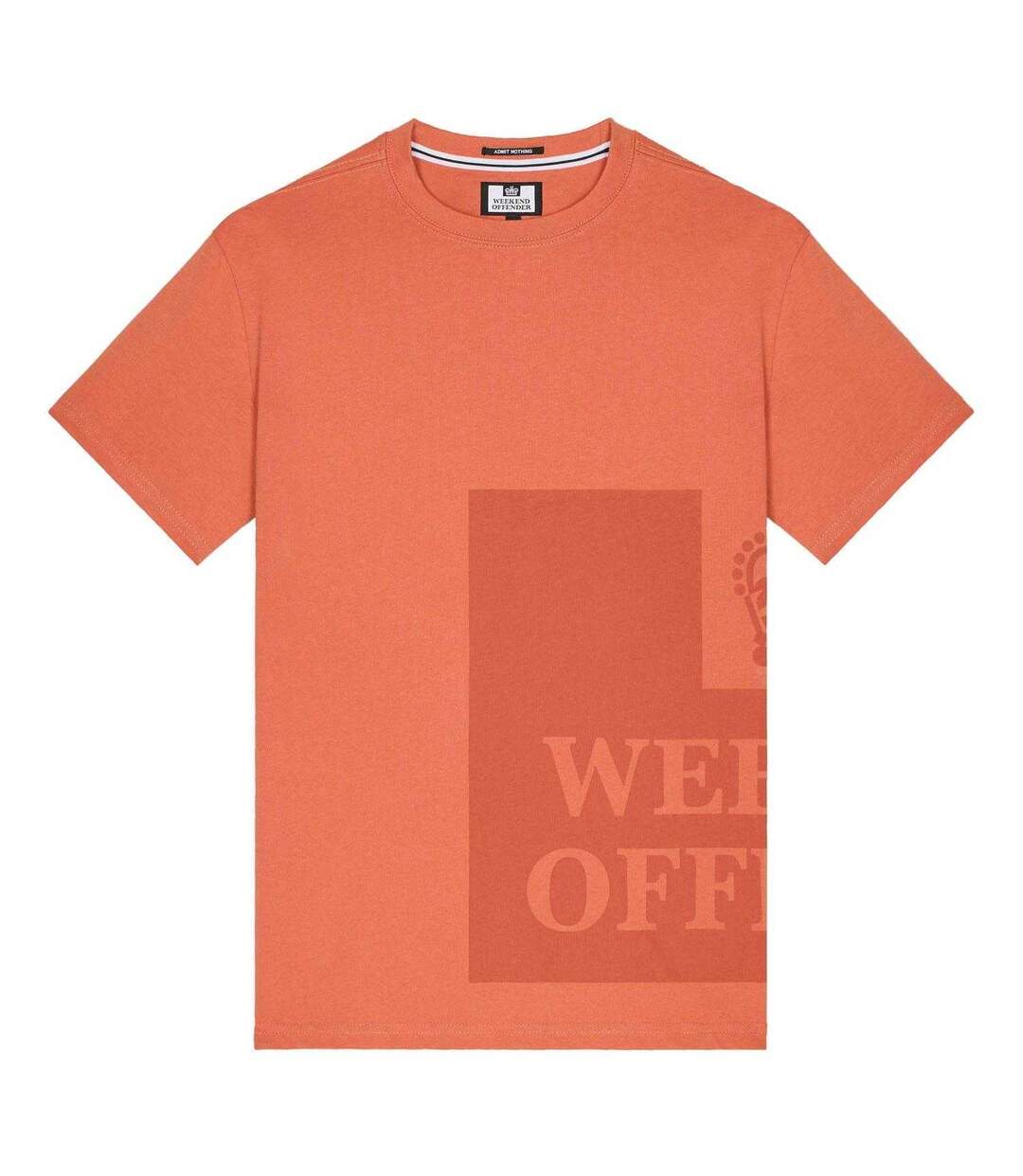 T-shirt Motif/style Prison Tonal Ryan Homme Orange Weekend Offender-2
