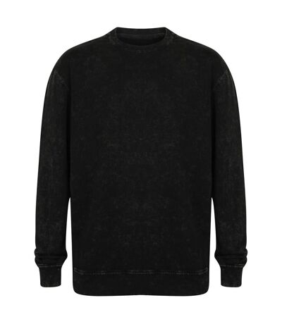SF Unisex Adults Washed Tour Sweatshirt (Washed Black) - UTPC3022