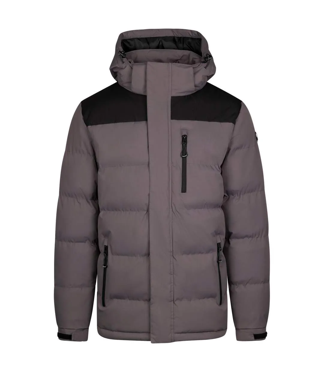 Mens Ahmor Padded Jacket Mid Grey Trespass-1