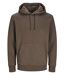 Sweat à capuche - JACK&JONES - Unisexe - JJ3902 - marron falcon