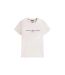 T-shirt Motif/style Logo Sur Poitrine Femme Beige Avoine Tommy Hilfiger-1