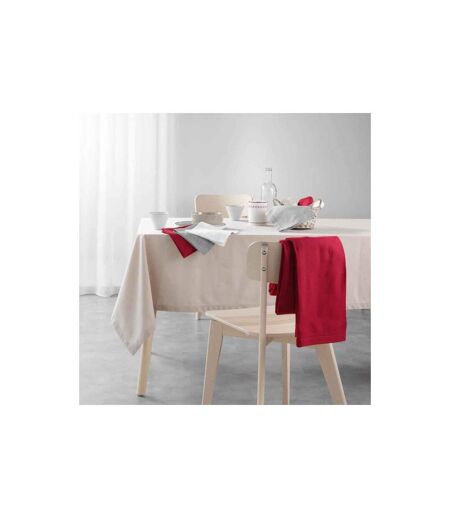 Lot de 3 Serviettes de Table Charline 40x40cm Rouge