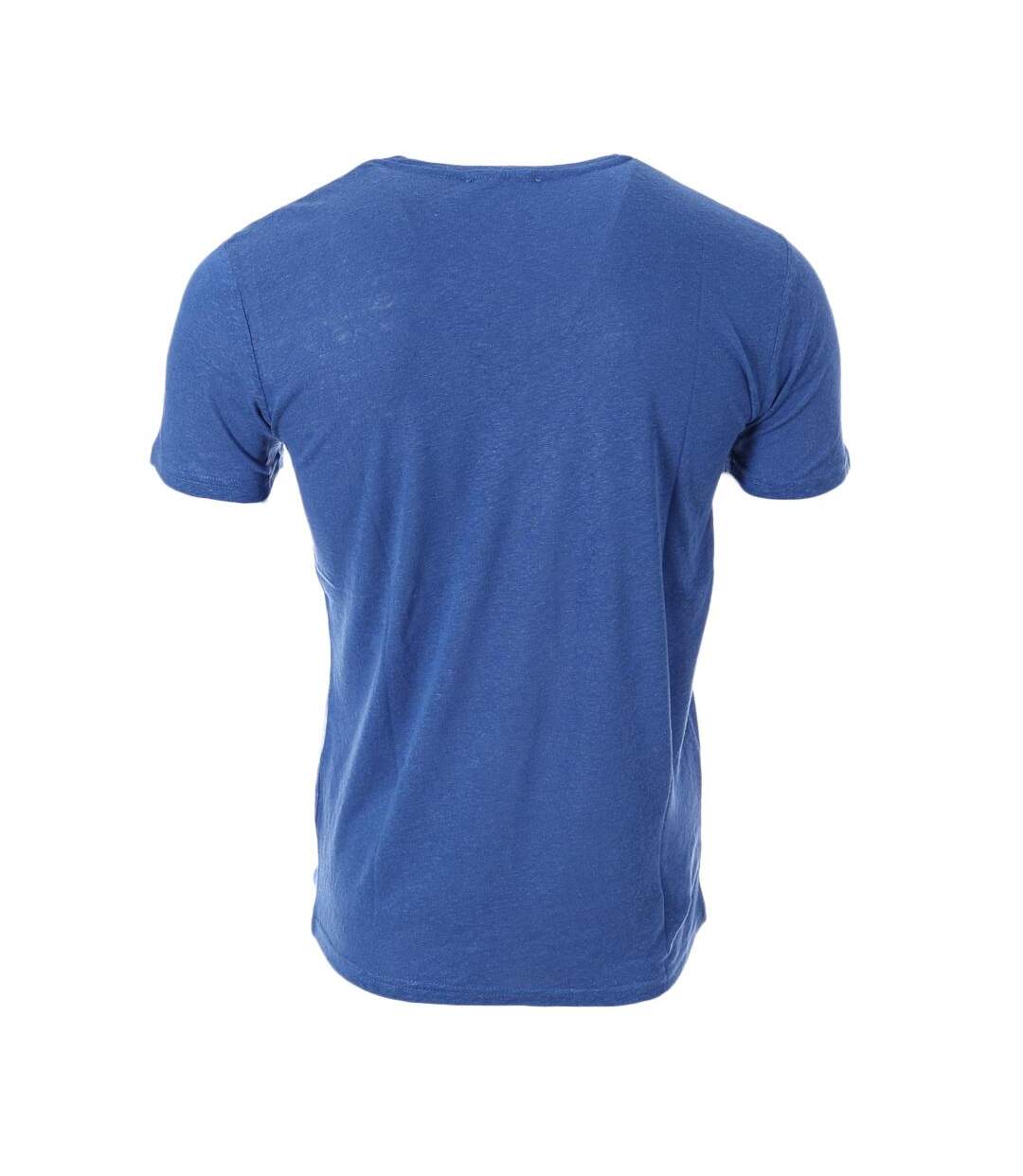 T-shirt Bleu Homme Paname Brothers Tom - L