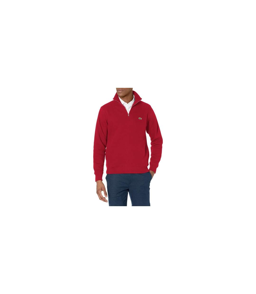 Haut De Survêtement Course À Pied Motif/style Logo Brodé Homme Orange Lacoste-1