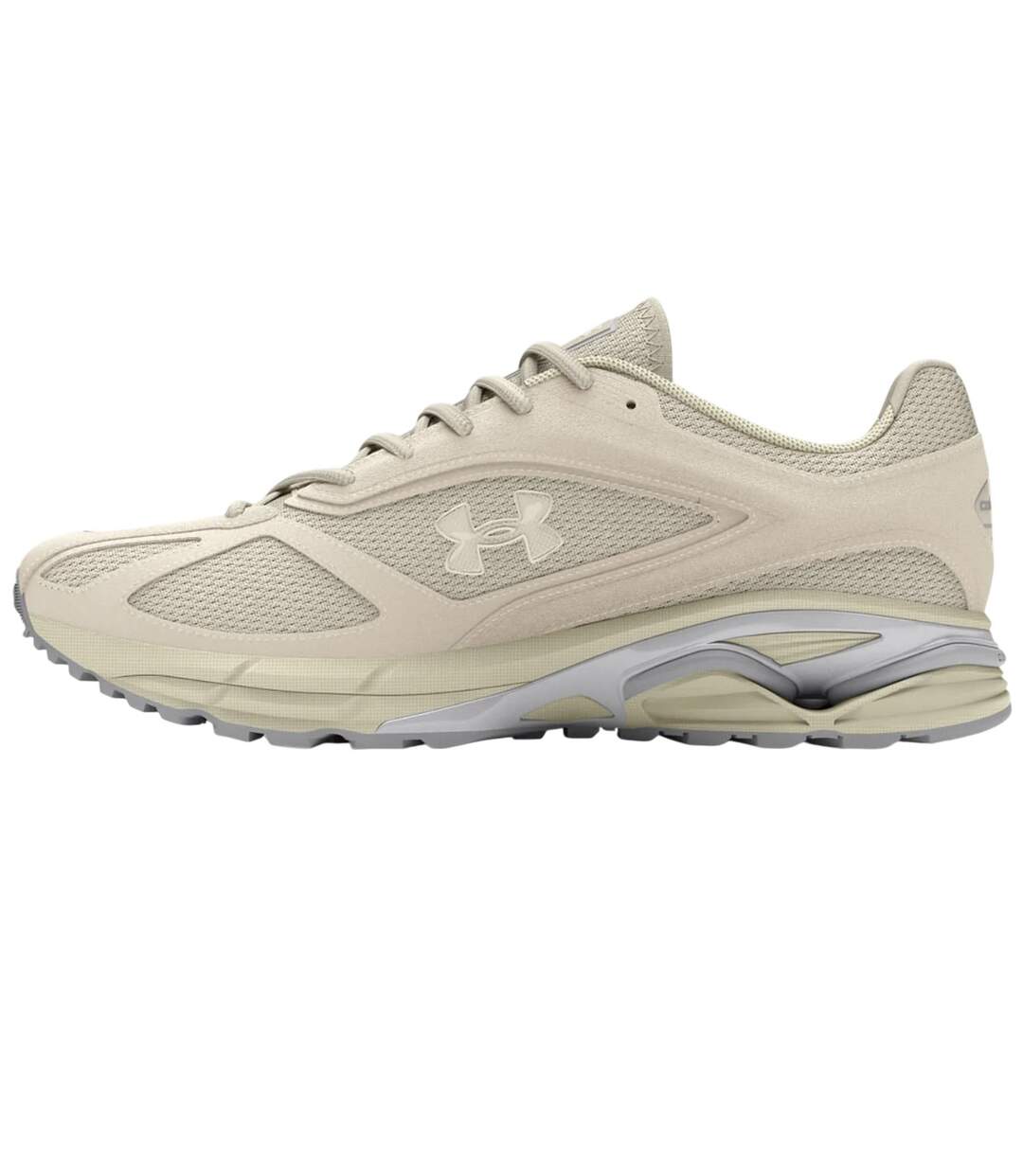 Unisex adult hovr apparition suede running trainers white Under Armour-2