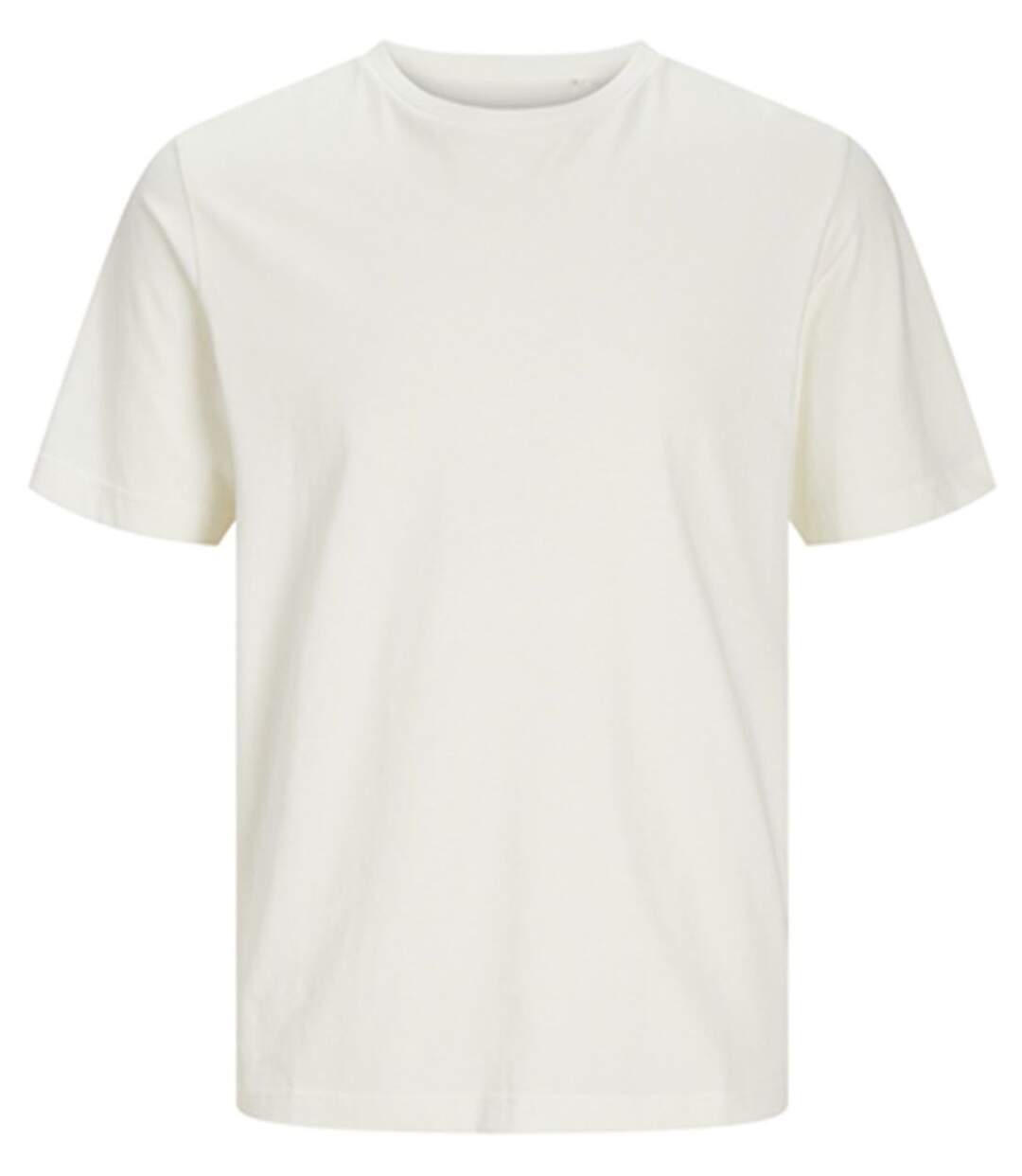 T-shirt manches courtes - JACK&JONES - Unisexe - JJ7526 - blanc cassé-1