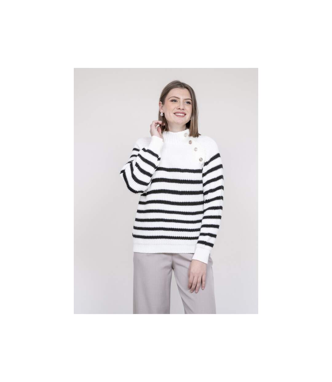 Pull marinière KEONI - Dona X Lisa-1