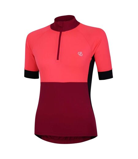 Maillot de cyclisme compassion femme rose néon / rose foncé Dare 2B