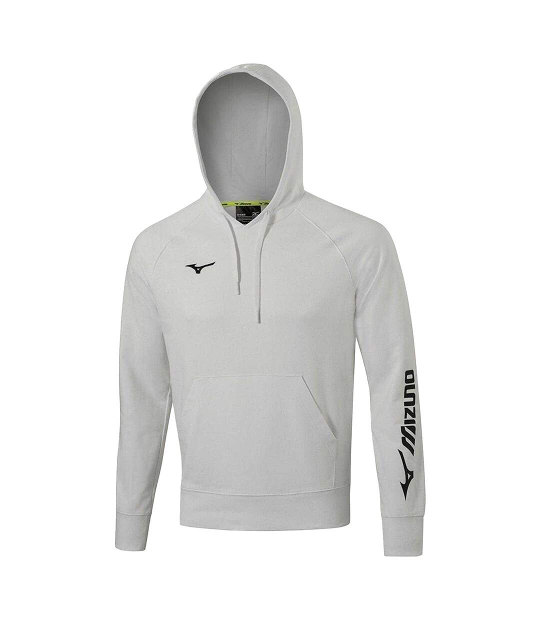 Sweat À Capuche Femme Gris Chiné Chiné Mizuno-1