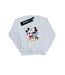Disney Sweatshirt Mickey et Minnie Mouse Kiss - Femmes/Dames (Blanc) - UTBI26933-1