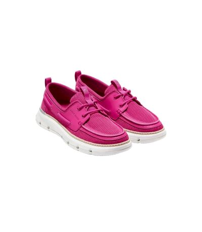 Womens/ladies 4.zerogrand regatta trainers pink peacock/grey/optic white Cole Haan