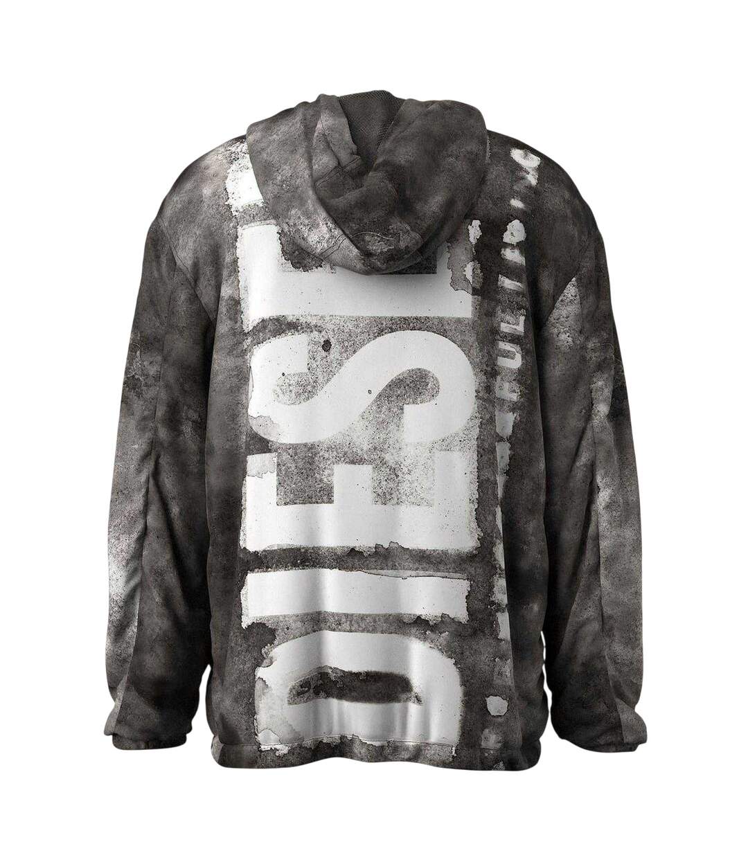 Blouson Aviateur Motif/style Effet Marbré Homme Gris Diesel-3
