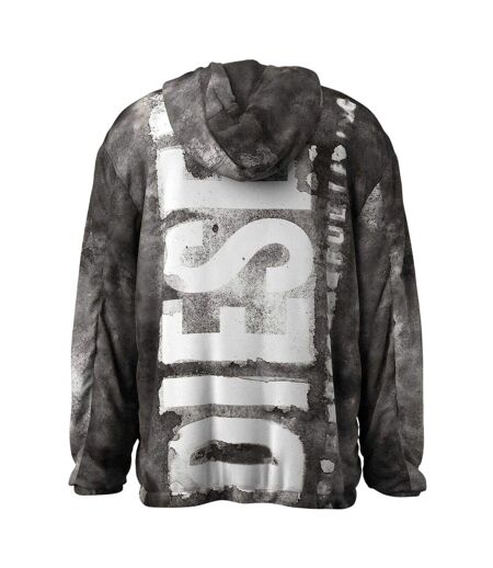 Blouson Aviateur Motif/style Effet Marbré Homme Gris Diesel