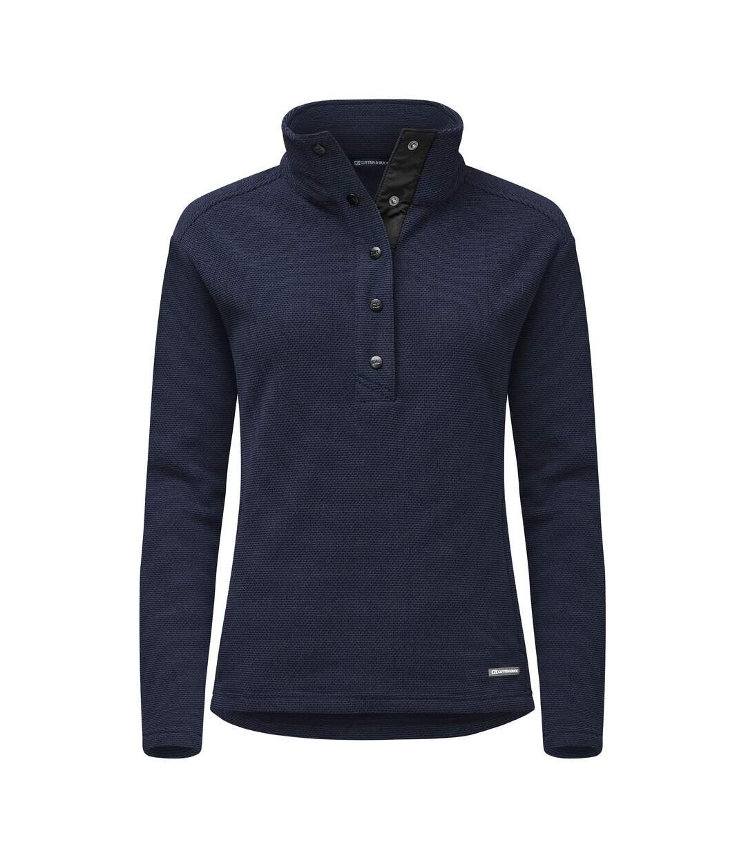 Womens/ladies Hunts Point Fleece Jacket Dark Navy Cutter & Buck-1