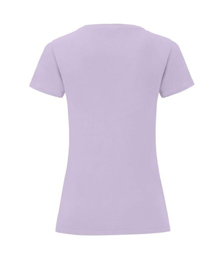 Fruit Of The Loom - T-shirt manches courtes ICONIC - Femme (Lavande clair) - UTBC4777