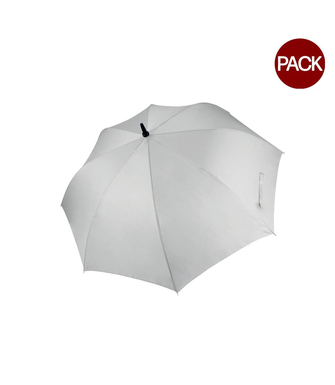 Lot de 2  Grand parapluie uni adulte unisexe taille unique blanc Kimood-1