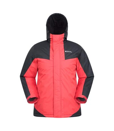 Mens dusk iii ski jacket active red/black Mountain Warehouse