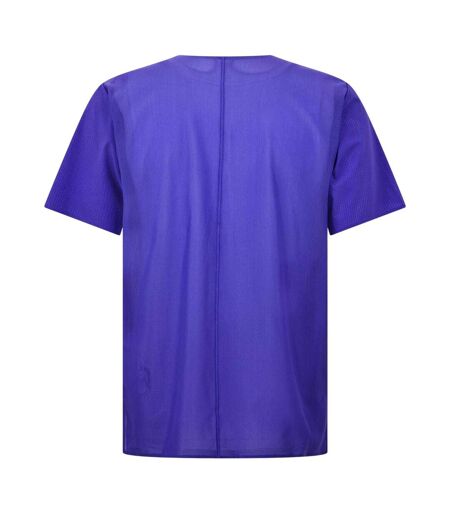 Mens Race Day Speckle Logo T-shirt Blue New Balance