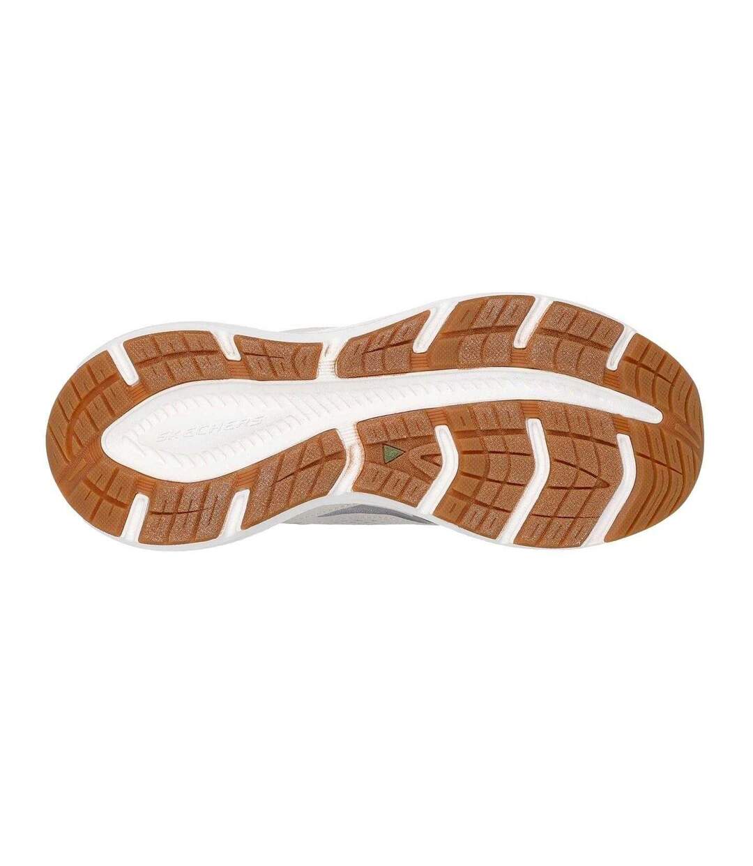 Baskets Edgeride Silver Eclipse Femme Blanc Cassé Skechers-4