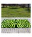 Tapis shaggy fait main motif rond BUBBLES-2