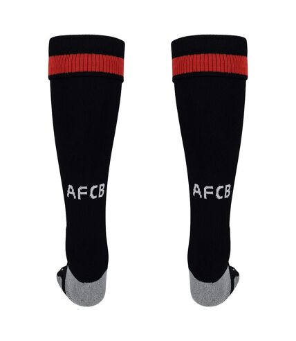 Umbro Mens 23/25 AFC Bournemouth Home Socks (Black/Gray/Red)